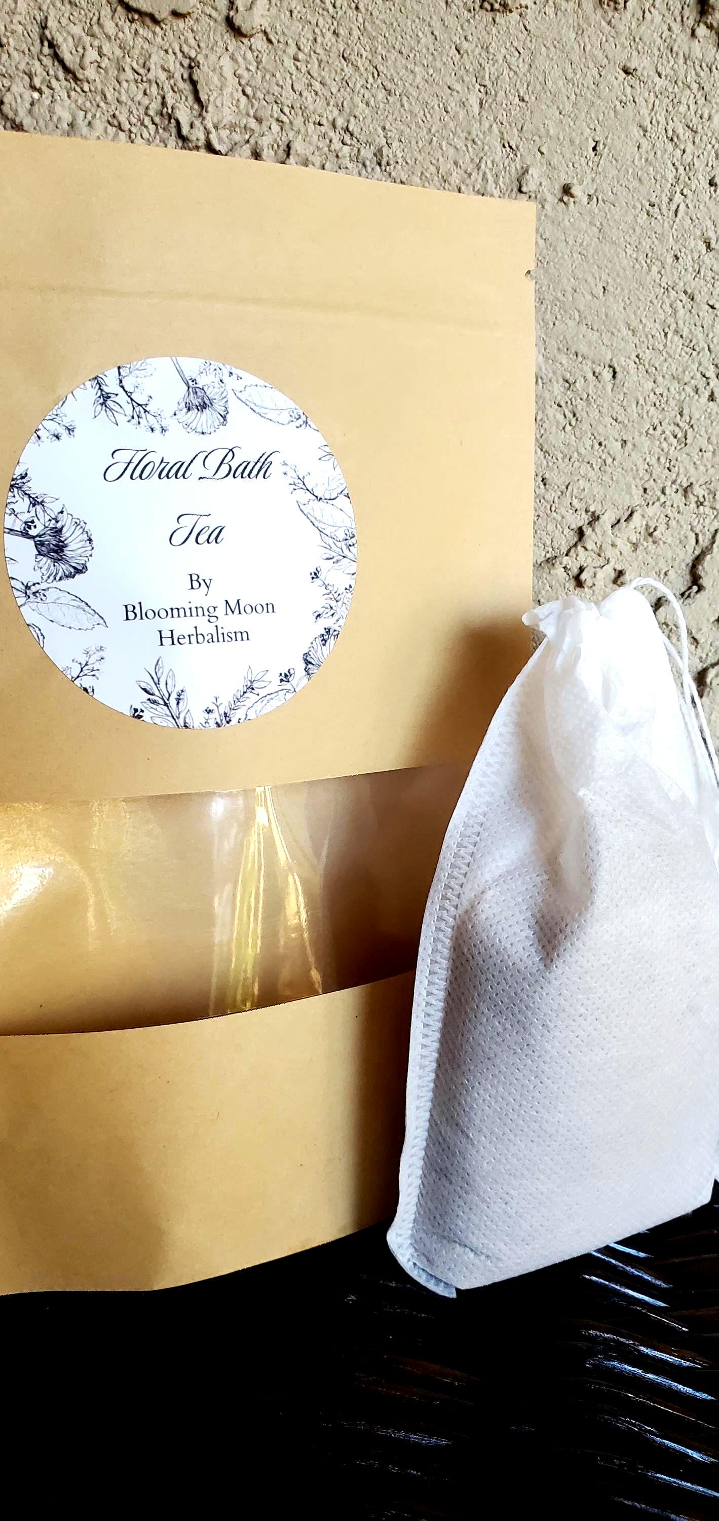 Floral Bath Tea | Herbal Bath Soak | Calendula, Chamomile & Lavender | Relaxing Self Care Gift
