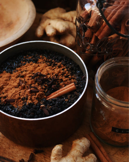 Elderberry Syrup With Honey & Herbs