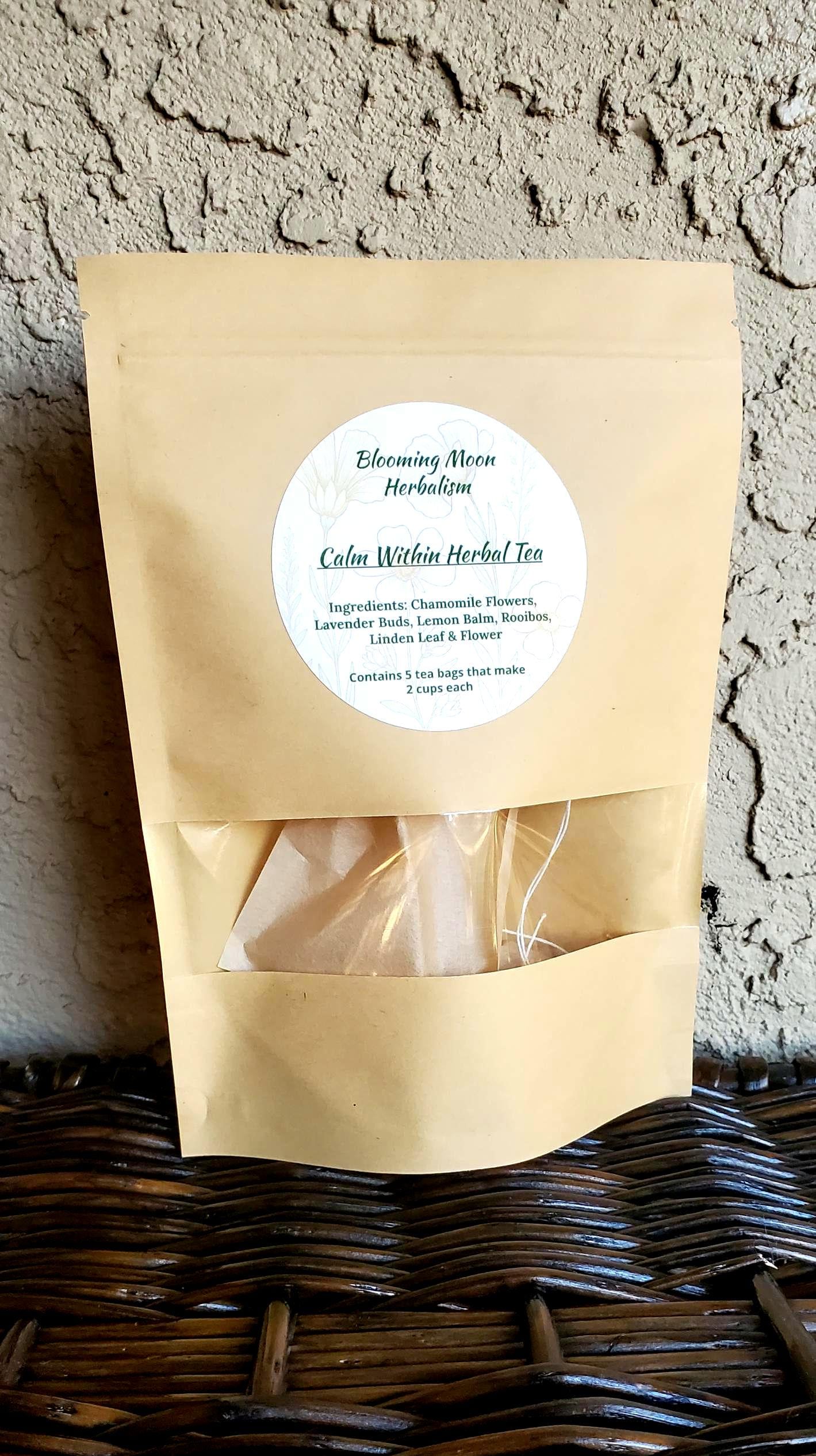 Calm Within Herbal Tea (Aids Nervous System/Tension and Digestion)