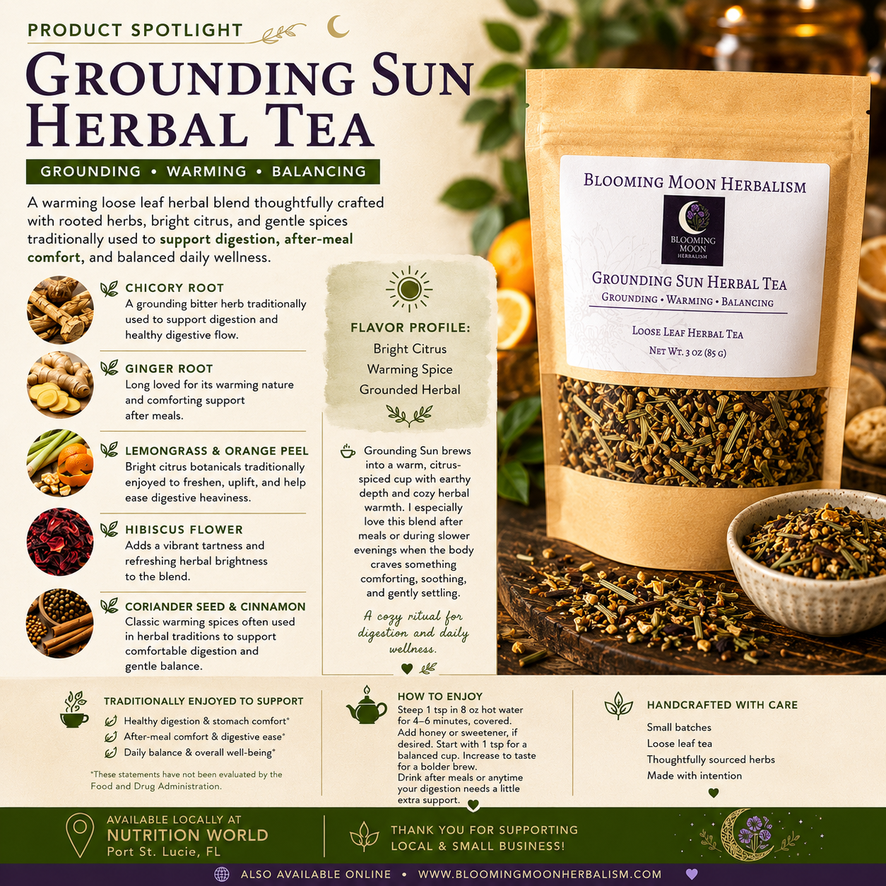 Grounding Sun Herbal Tea