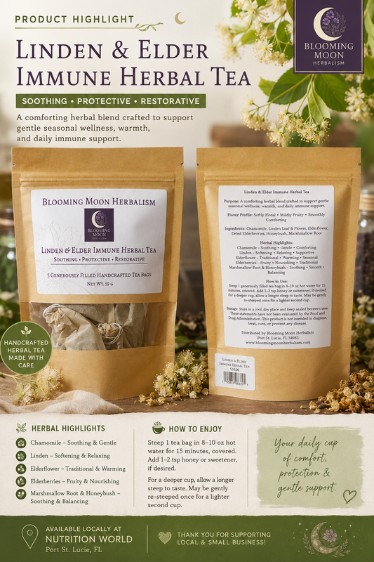 Linden & Elder Immune Herbal Tea