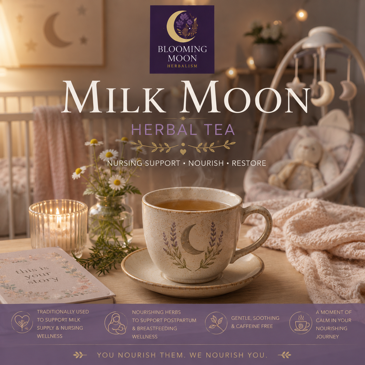 Milk Moon Herbal Tea