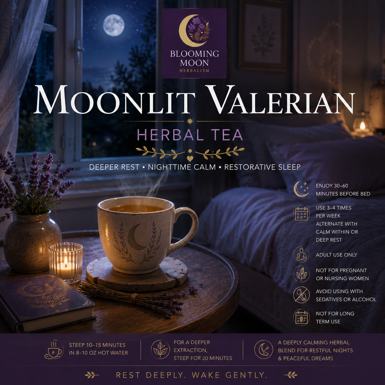 Moonlit Valerian Herbal Tea